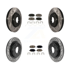 Transit Auto KDC-100548 Disc Brake Kit for 2016-2019 Chevrolet Malibu - Front and Rear product image