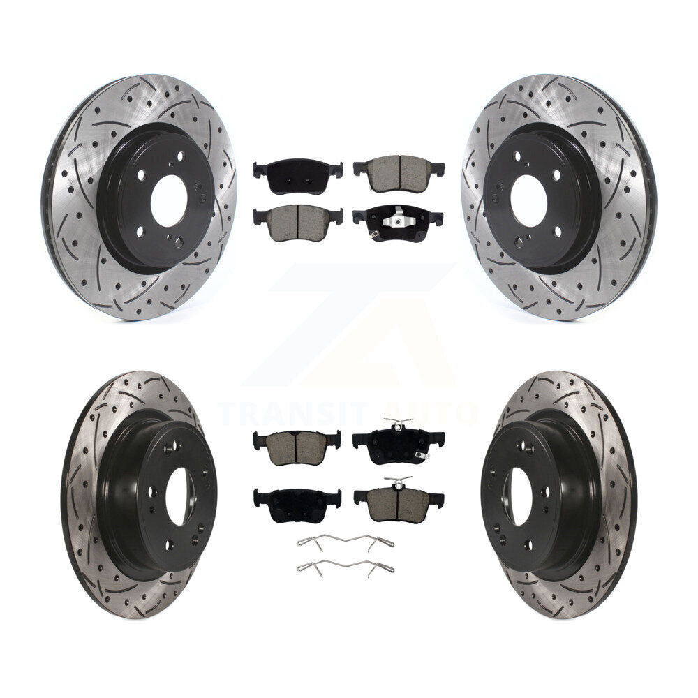 Transit Auto KDC-100549 Disc Brake Kit for 2018-2024 Honda Accord - Front and Rear product image