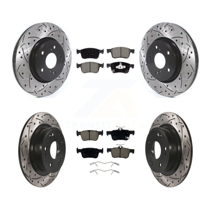 Transit Auto KDC-100549 Disc Brake Kit for 2018-2024 Honda Accord - Front and Rear product image