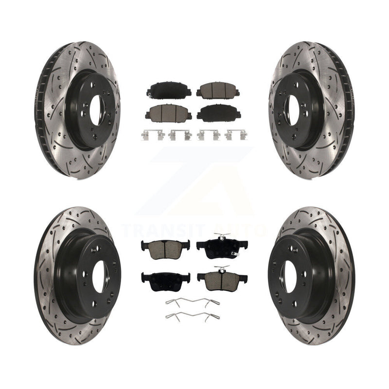 Transit Auto KDC-100550 Disc Brake Kit for 2018-2024 Honda Accord - Front and Rear product image