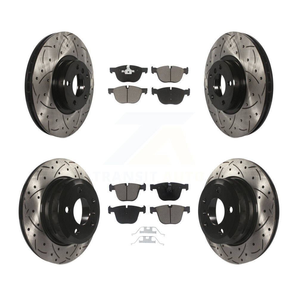 Transit Auto KDC-100551 Disc Brake Kit for 2009 BMW X6 - Front and Rear product image