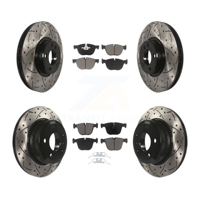 Transit Auto KDC-100551 Disc Brake Kit for 2009 BMW X6 - Front and Rear product image