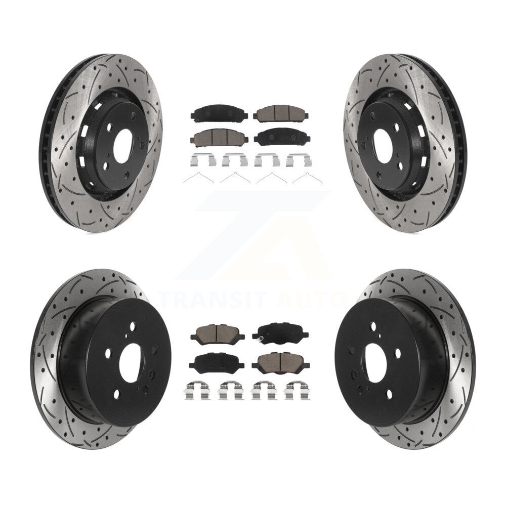 Transit Auto KDC-100556 Disc Brake Kit for 2009-2016 Toyota Venza - Front and Rear product image