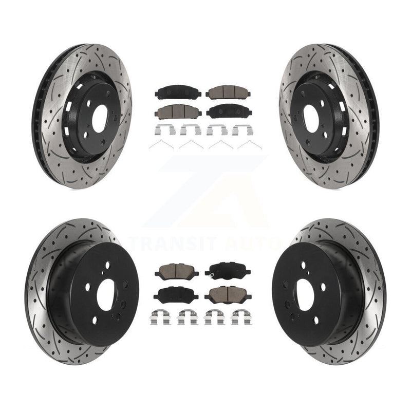 Transit Auto KDC-100556 Disc Brake Kit for 2009-2016 Toyota Venza - Front and Rear product image