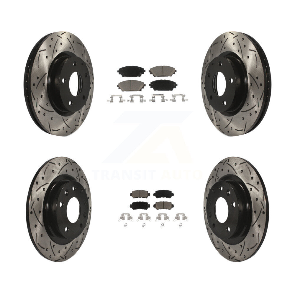Transit Auto KDC-100558 Disc Brake Kit for 2016-2018 Mazda CX-3 - Front and Rear product image