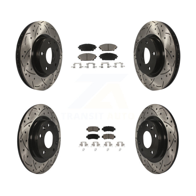 Transit Auto KDC-100558 Disc Brake Kit for 2016-2018 Mazda CX-3 - Front and Rear product image
