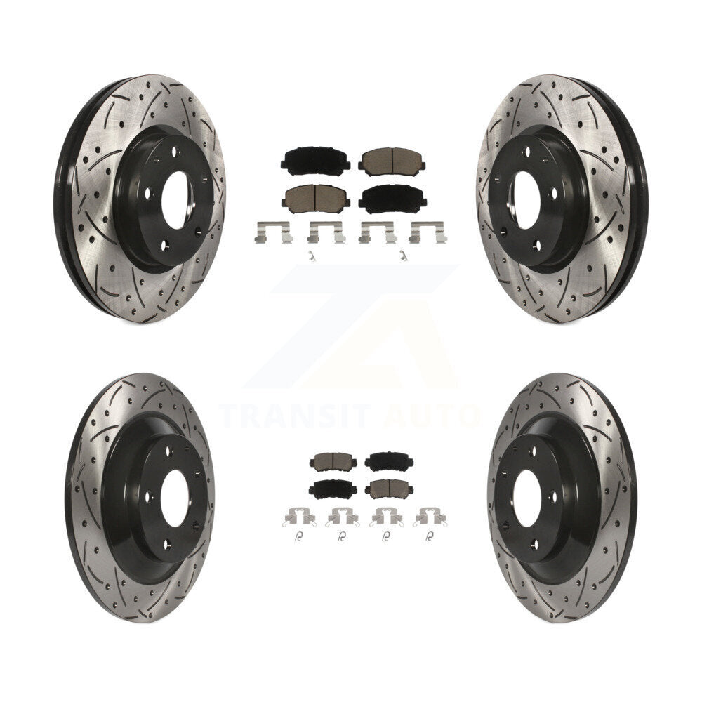 Transit Auto KDC-100559 Disc Brake Kit for 2013-2015 Mazda CX-5 - Front and Rear product image