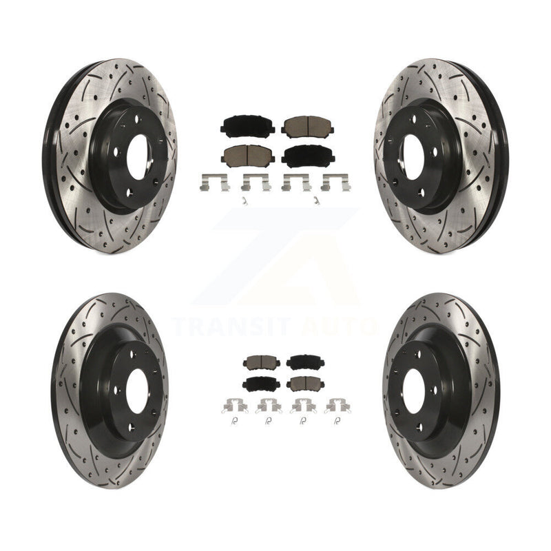 Transit Auto KDC-100559 Disc Brake Kit for 2013-2015 Mazda CX-5 - Front and Rear product image