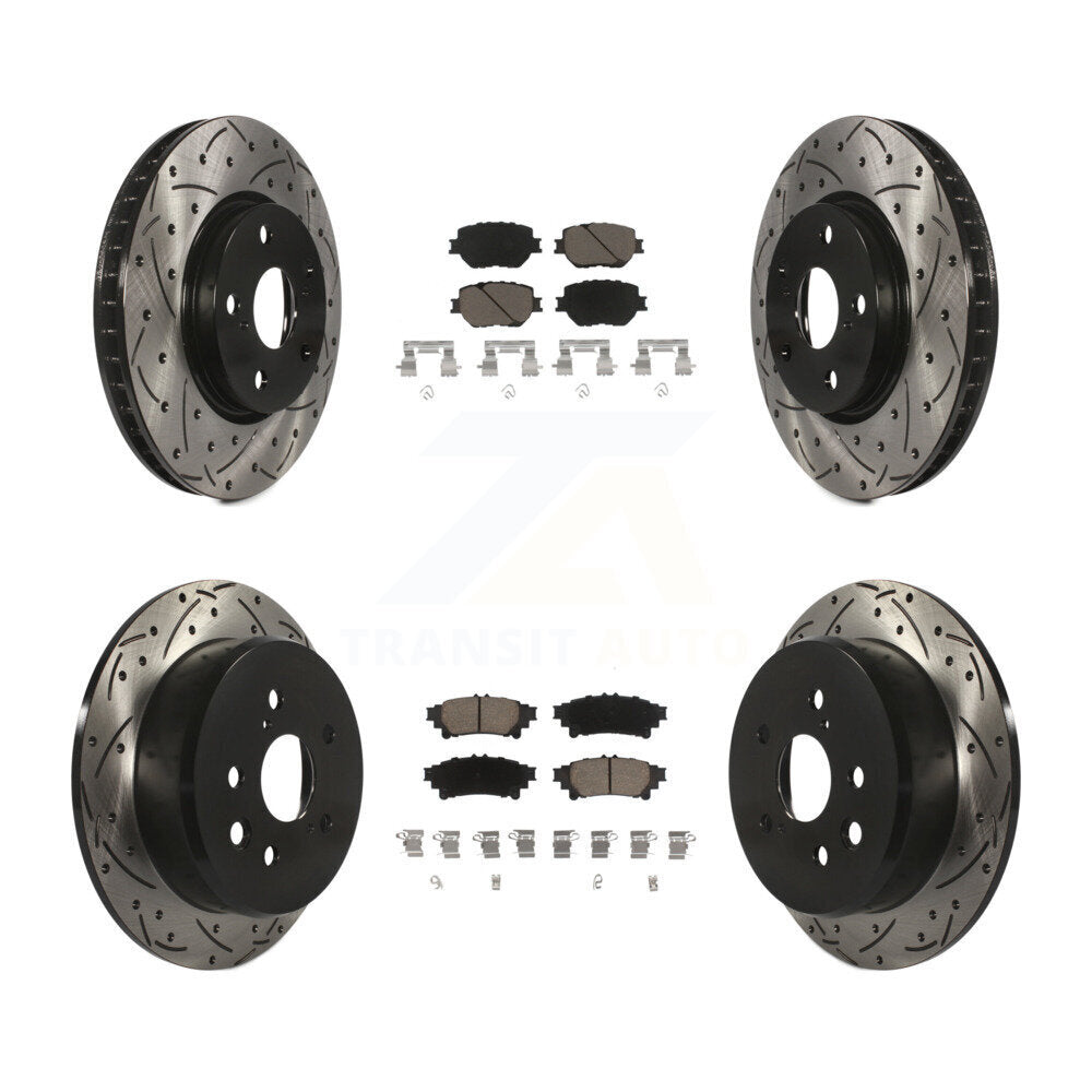 Transit Auto KDC-100564 Disc Brake Kit for 2014-2015 Lexus IS250 - Front and Rear product image