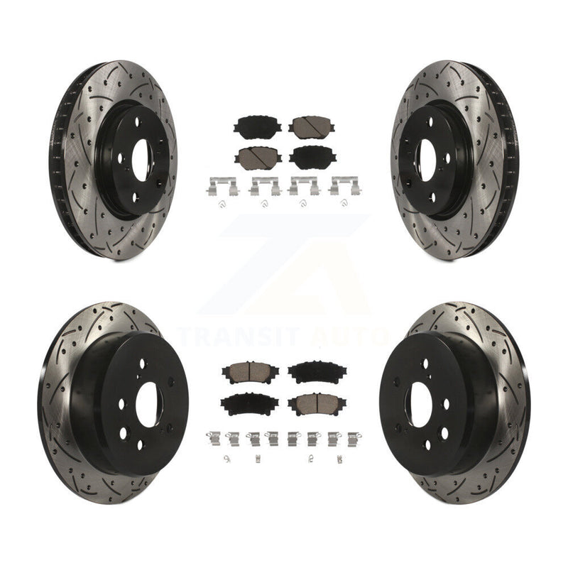 Transit Auto KDC-100564 Disc Brake Kit for 2014-2015 Lexus IS250 - Front and Rear product image