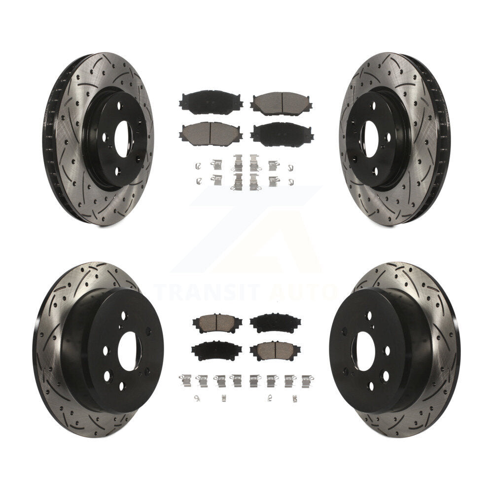 Transit Auto KDC-100565 Disc Brake Kit for 2014-2015 Lexus IS250 - Front and Rear product image