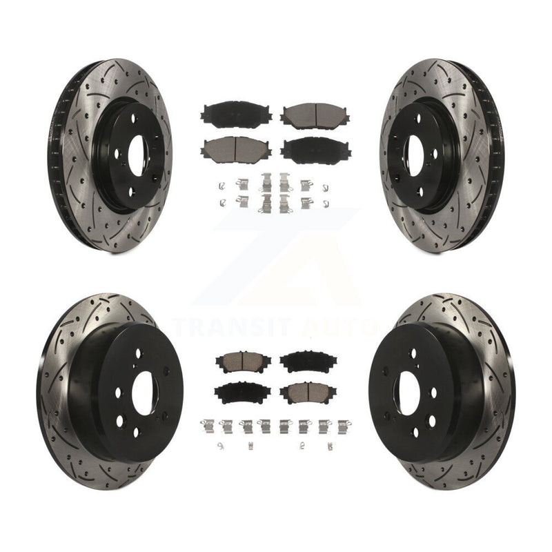 Transit Auto KDC-100565 Disc Brake Kit for 2014-2015 Lexus IS250 - Front and Rear product image