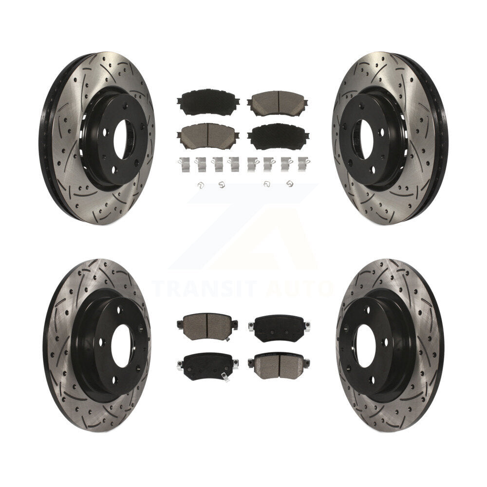 Transit Auto KDC-100569 Disc Brake Kit for 2019-2021 Mazda 6 - Front and Rear product image