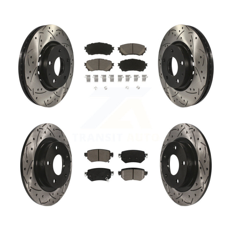 Transit Auto KDC-100569 Disc Brake Kit for 2019-2021 Mazda 6 - Front and Rear product image
