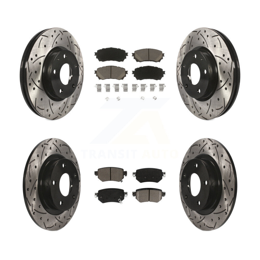 Transit Auto KDC-100570 Disc Brake Kit for 2016-2018 Mazda 6 - Front and Rear product image