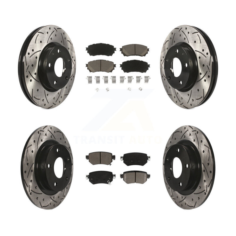 Transit Auto KDC-100570 Disc Brake Kit for 2016-2018 Mazda 6 - Front and Rear product image