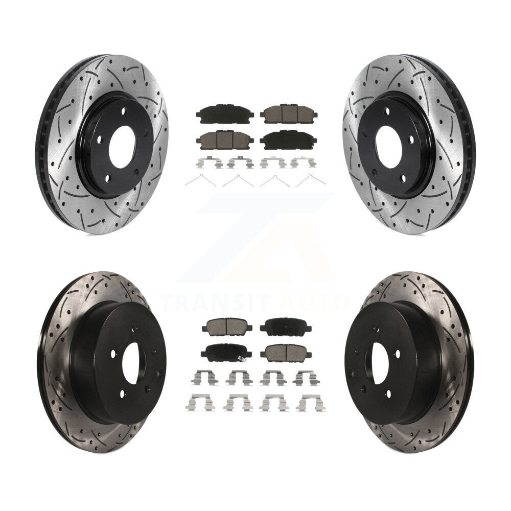 Transit Auto KDC-100571 Disc Brake Kit for 2011-2017 Nissan Quest - Front and Rear product image