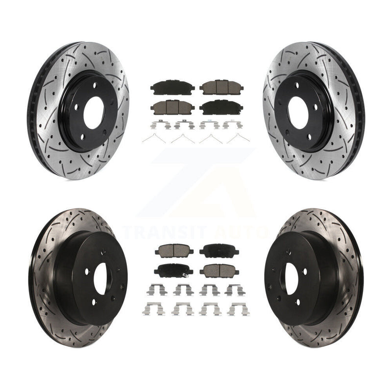 Transit Auto KDC-100571 Disc Brake Kit for 2011-2017 Nissan Quest - Front and Rear product image
