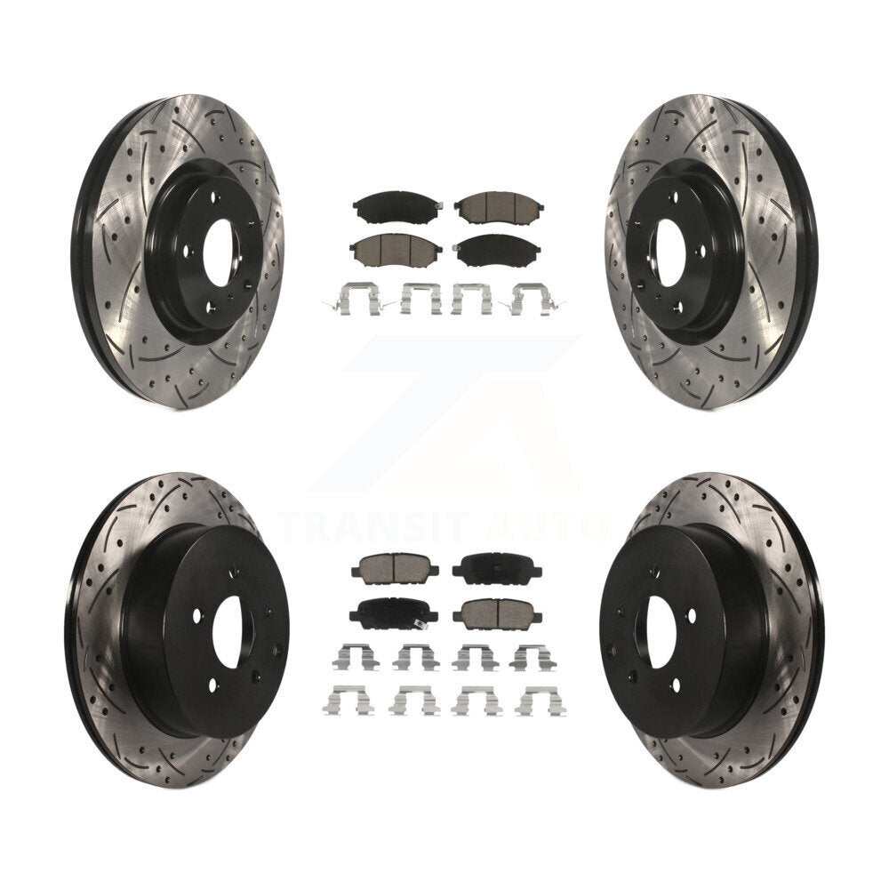 Transit Auto KDC-100574 Disc Brake Kit for 2011-2017 INFINITI QX70, Nissan Murano - Front and Rear product image
