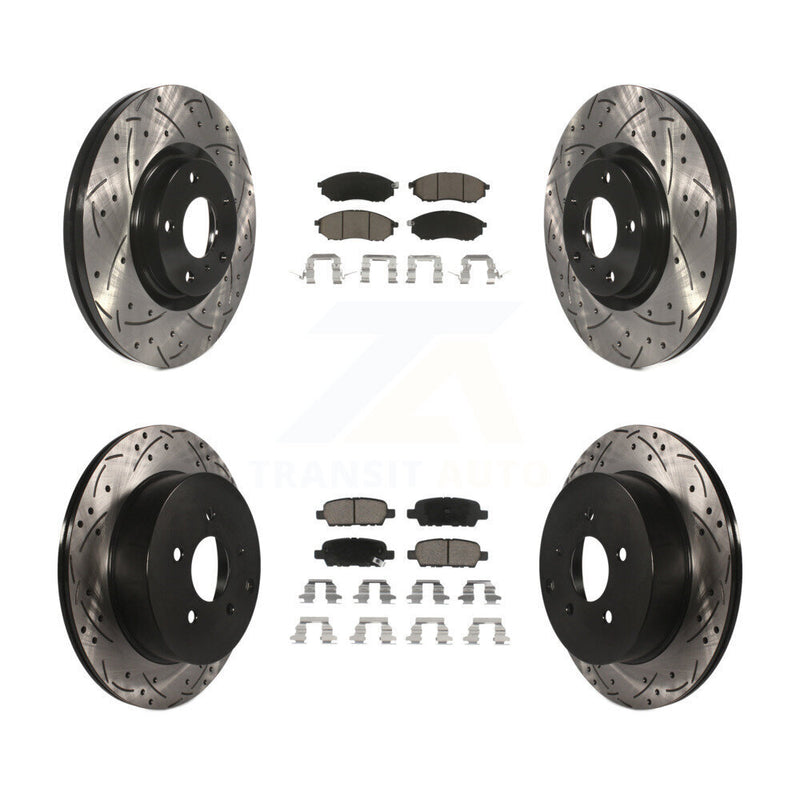 Transit Auto KDC-100574 Disc Brake Kit for 2011-2017 INFINITI QX70, Nissan Murano - Front and Rear product image