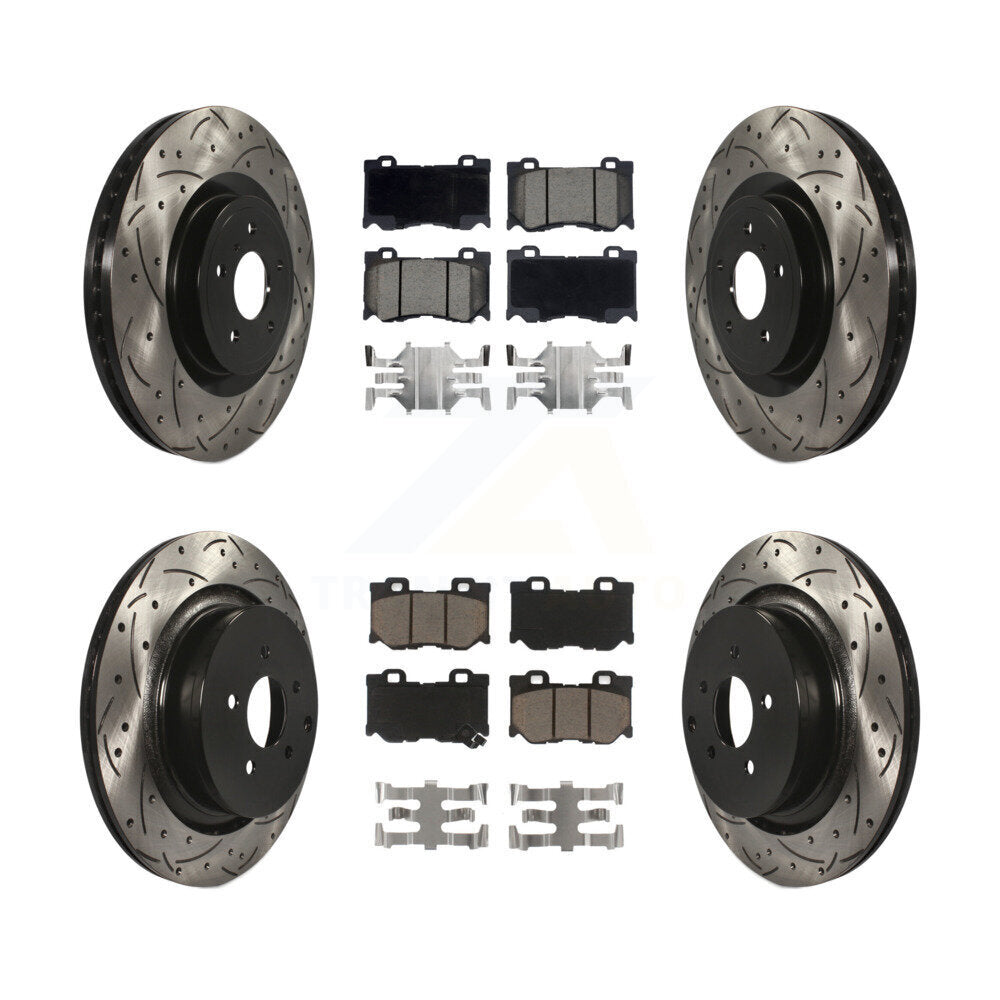 Transit Auto KDC-100575 Disc Brake Kit for 2009-2013 INFINITI FX50 - Front and Rear product image
