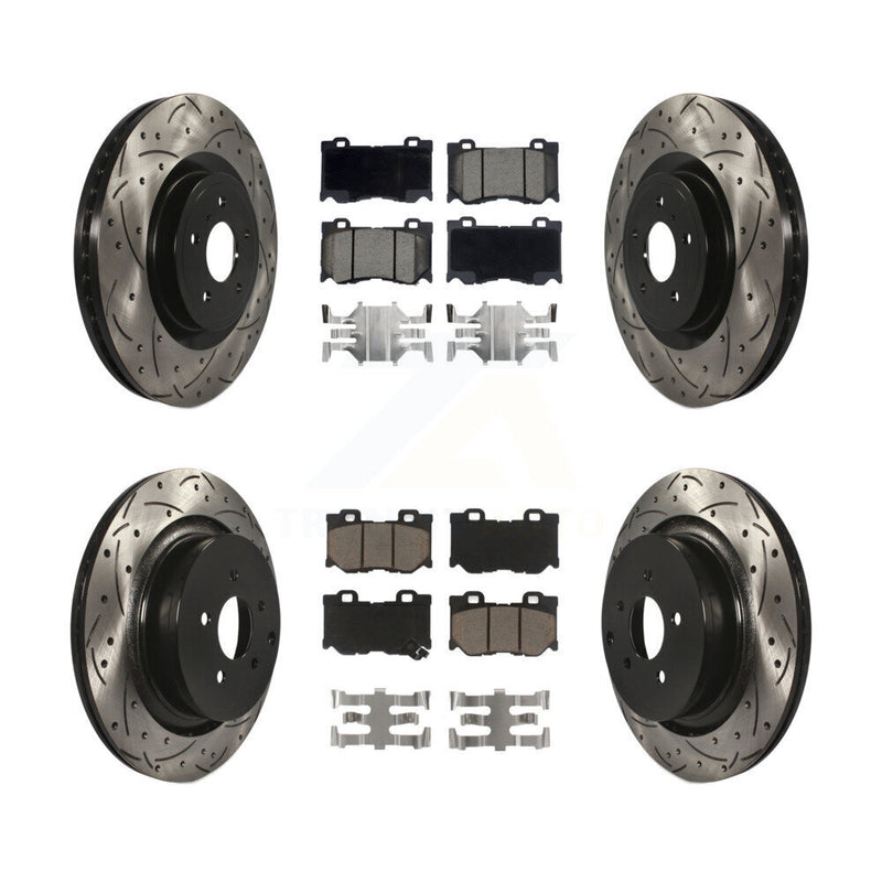 Transit Auto KDC-100575 Disc Brake Kit for 2009-2013 INFINITI FX50 - Front and Rear product image