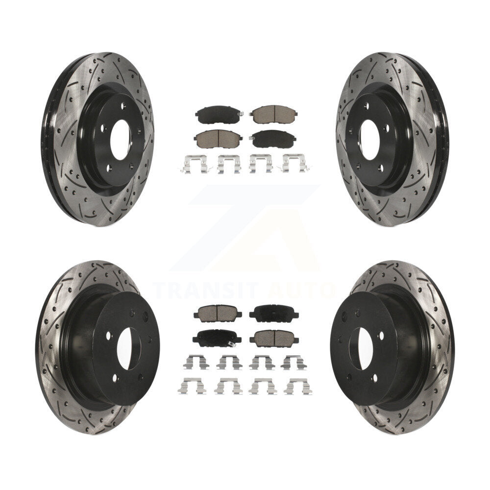 Transit Auto KDC-100576 Disc Brake Kit for 2011-2019 Nissan Juke, Nissan Sentra - Front and Rear product image