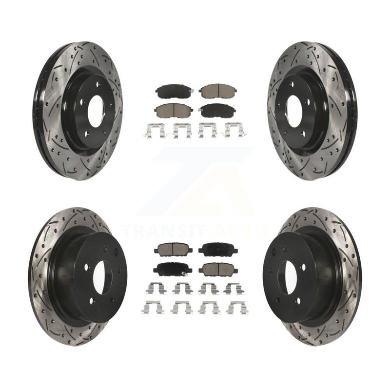 Transit Auto KDC-100576 Disc Brake Kit for 2011-2019 Nissan Juke, Nissan Sentra - Front and Rear product image