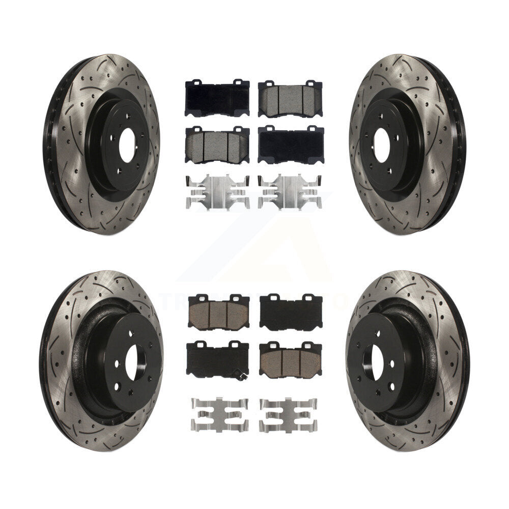 Transit Auto KDC-100579 Disc Brake Kit for 2009-2013 INFINITI G37 - Front and Rear product image