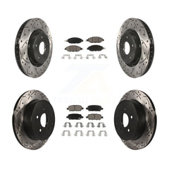 Transit Auto KDC-100580 Disc Brake Kit for 2013-2024 Nissan Murano, INFINITI QX60, INFINITI JX35 & more - Front and Rear product image