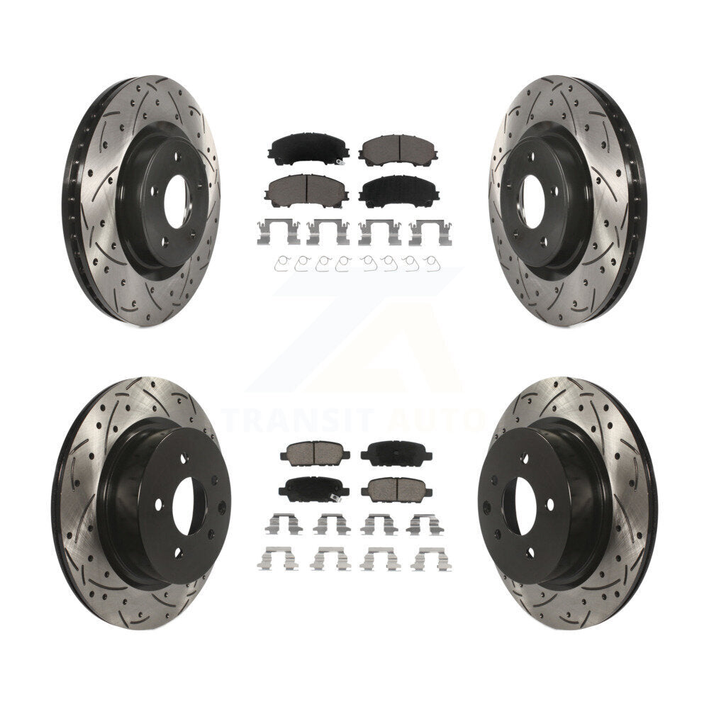 Transit Auto KDC-100583 Disc Brake Kit for 2016-2017 INFINITI QX50 - Front and Rear product image