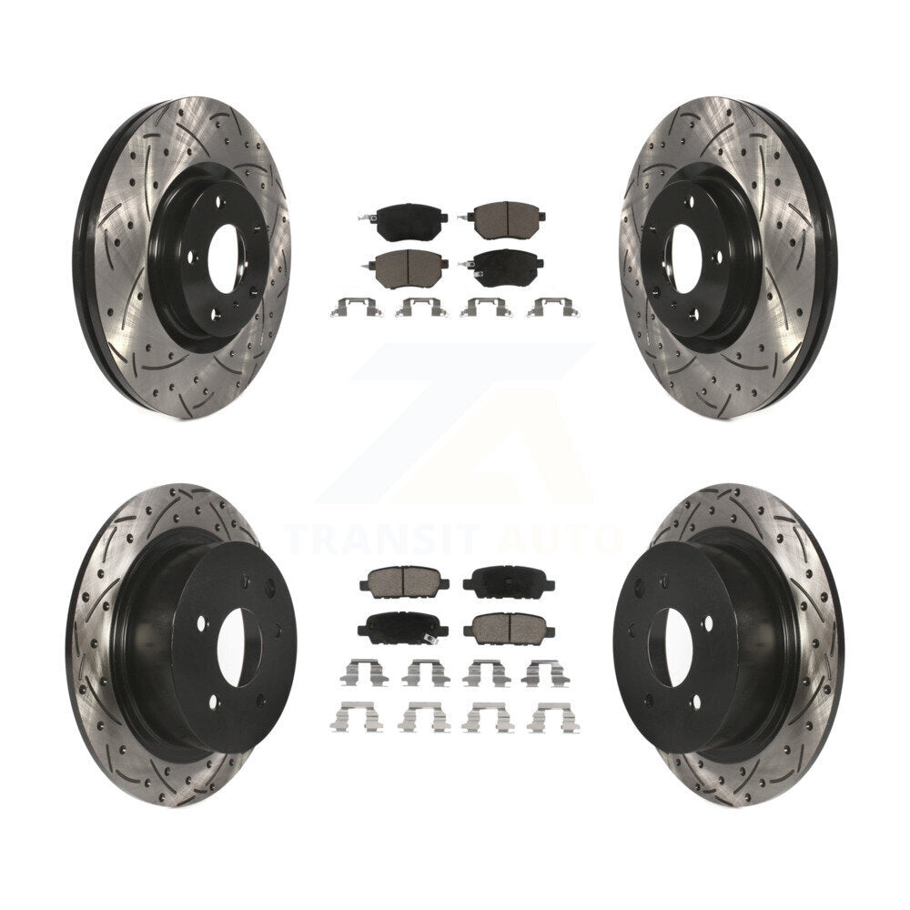 Transit Auto KDC-100584 Disc Brake Kit for 2005-2008 Nissan Altima, Nissan Maxima - Front and Rear product image
