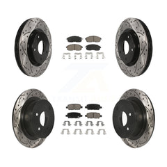 Transit Auto KDC-100586 Disc Brake Kit for 2007-2012 Nissan Sentra - Front and Rear product image