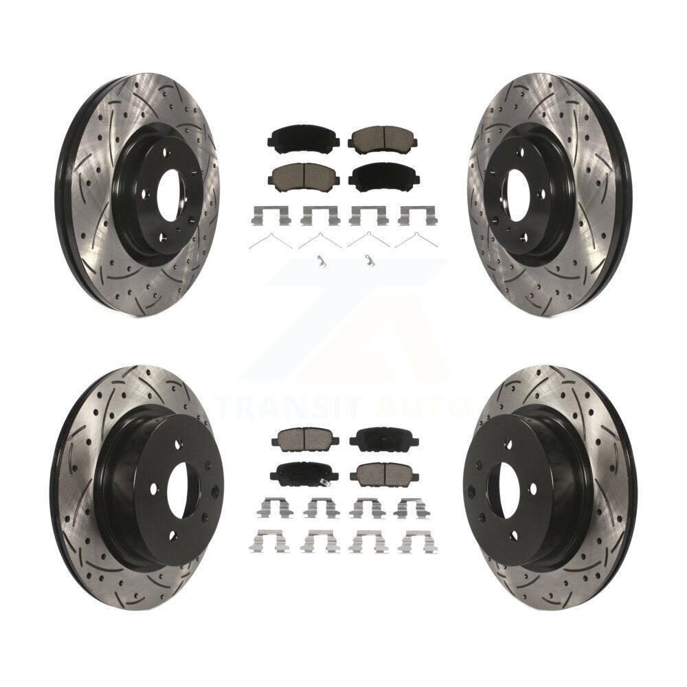 Transit Auto KDC-100587 Disc Brake Kit for 2009-2022 Nissan Maxima - Front and Rear product image