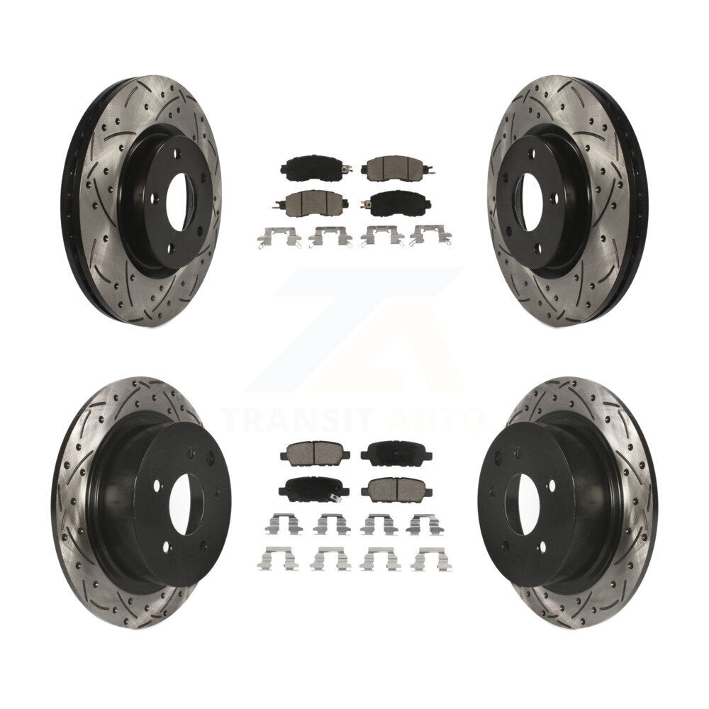 Transit Auto KDC-100589 Disc Brake Kit for 2013-2023 Nissan Altima - Front and Rear product image