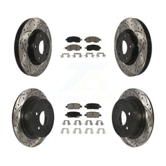 Transit Auto KDC-100589 Disc Brake Kit for 2013-2023 Nissan Altima - Front and Rear product image