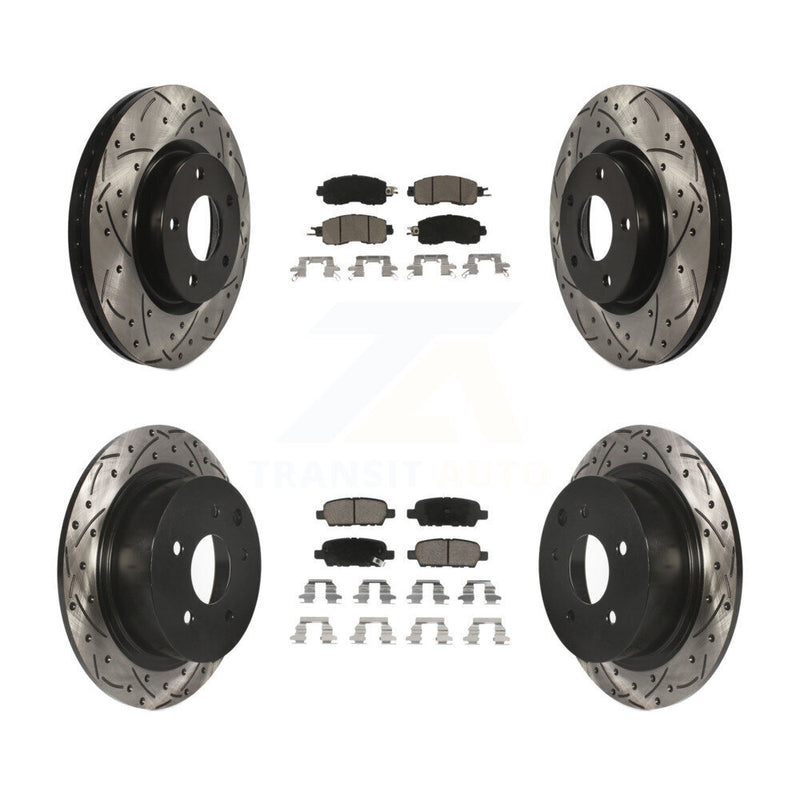 Transit Auto KDC-100589 Disc Brake Kit for 2013-2023 Nissan Altima - Front and Rear product image
