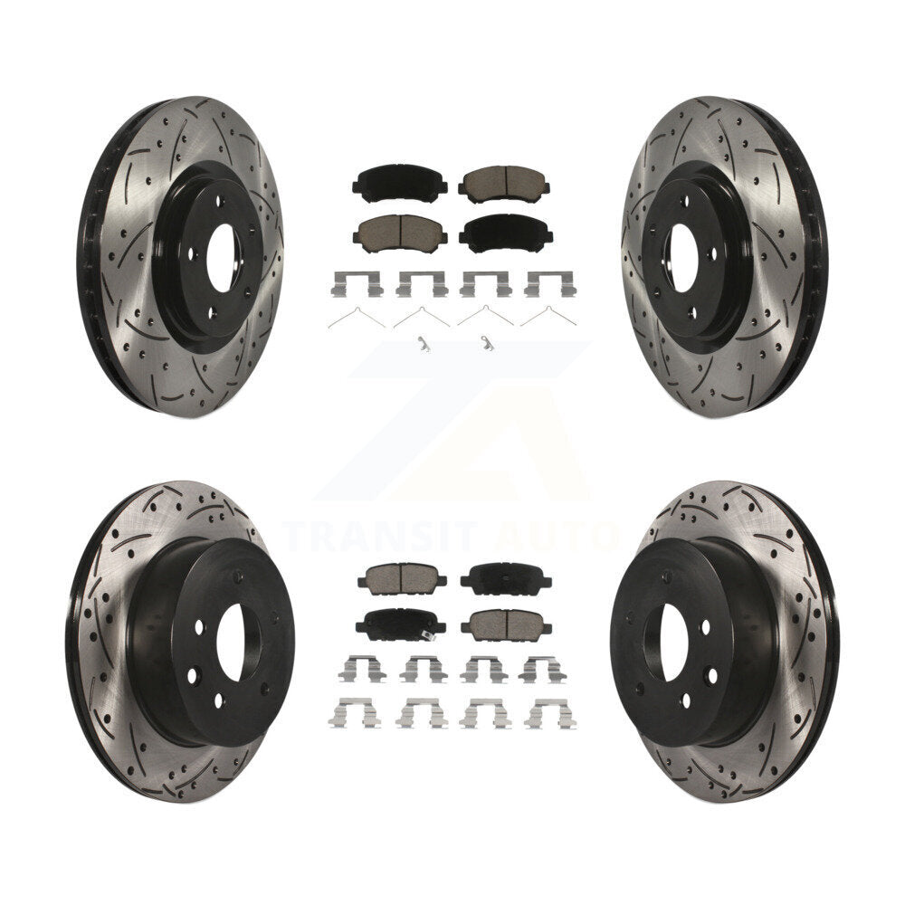 Transit Auto KDC-100590 Disc Brake Kit for 2014-2017 Nissan Juke - Front and Rear product image