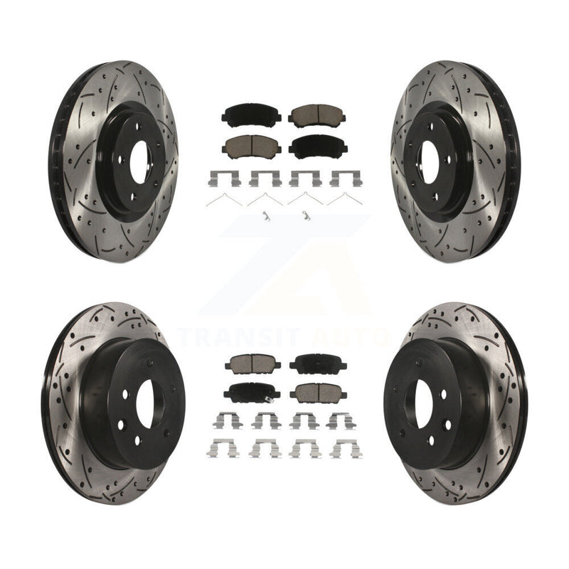Transit Auto KDC-100590 Disc Brake Kit for 2014-2017 Nissan Juke - Front and Rear product image