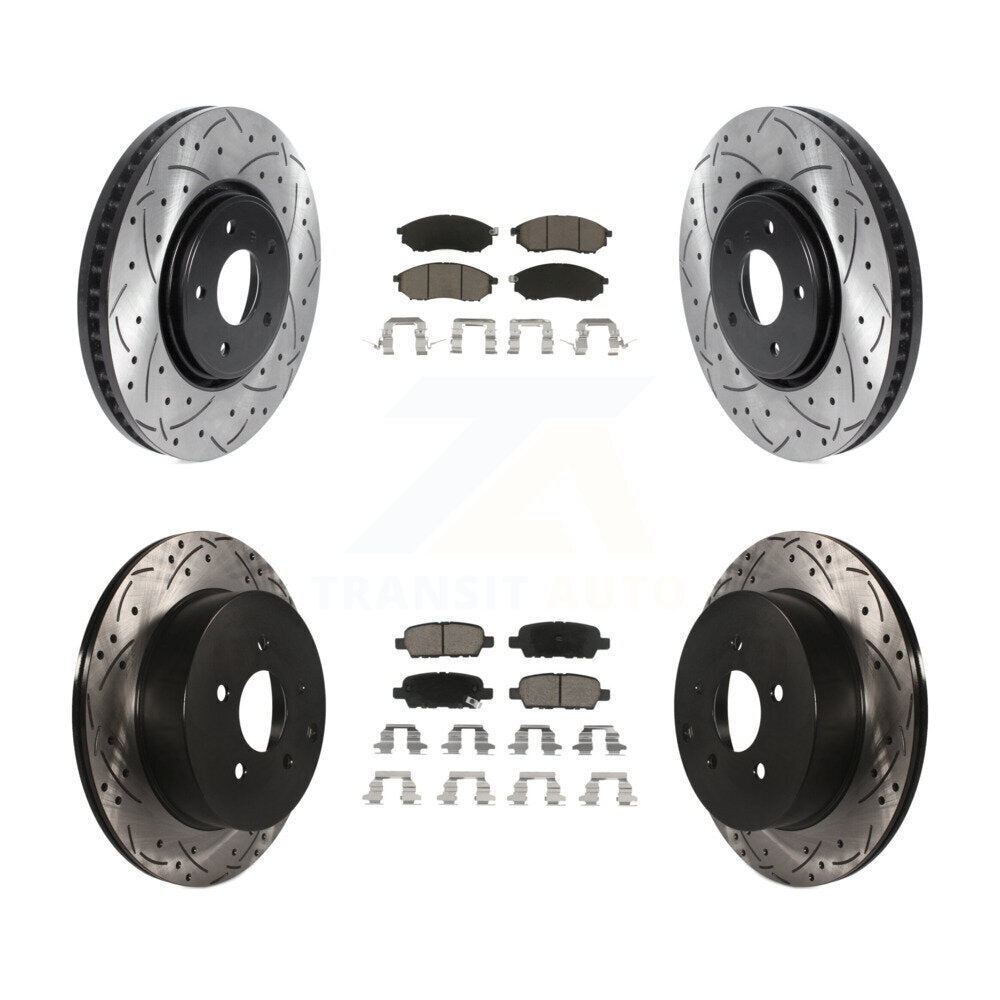 Transit Auto KDC-100591 Disc Brake Kit for 2006-2013 INFINITI FX37, INFINITI FX35, INFINITI FX45 - Front and Rear product image