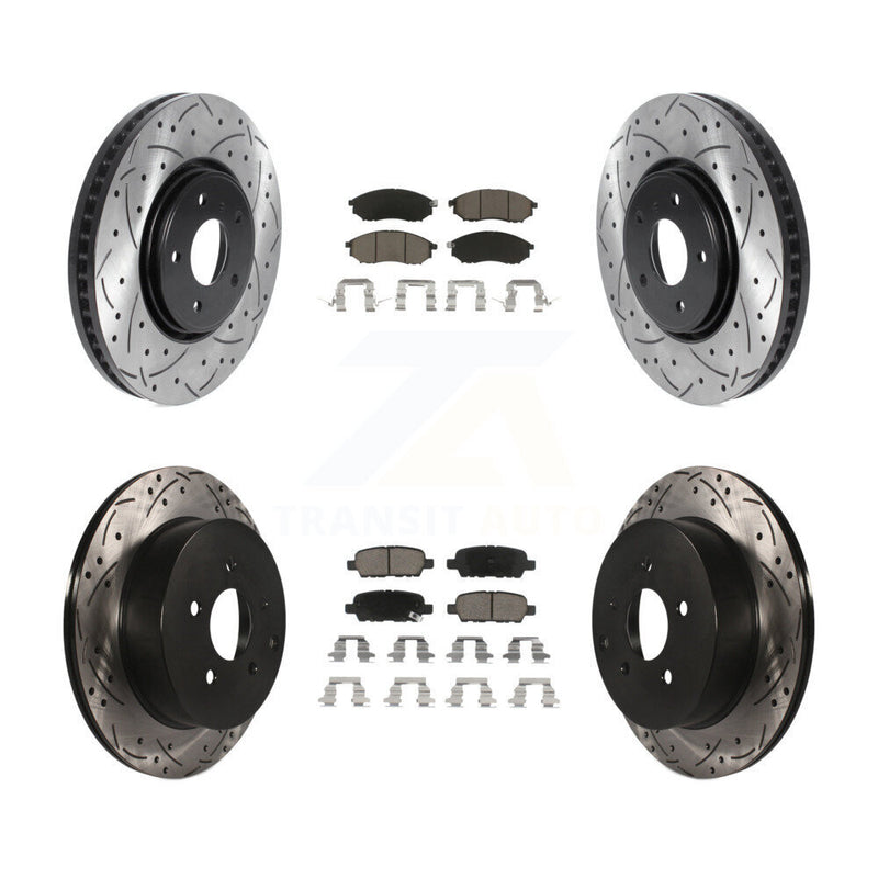 Transit Auto KDC-100591 Disc Brake Kit for 2006-2013 INFINITI FX37, INFINITI FX35, INFINITI FX45 - Front and Rear product image