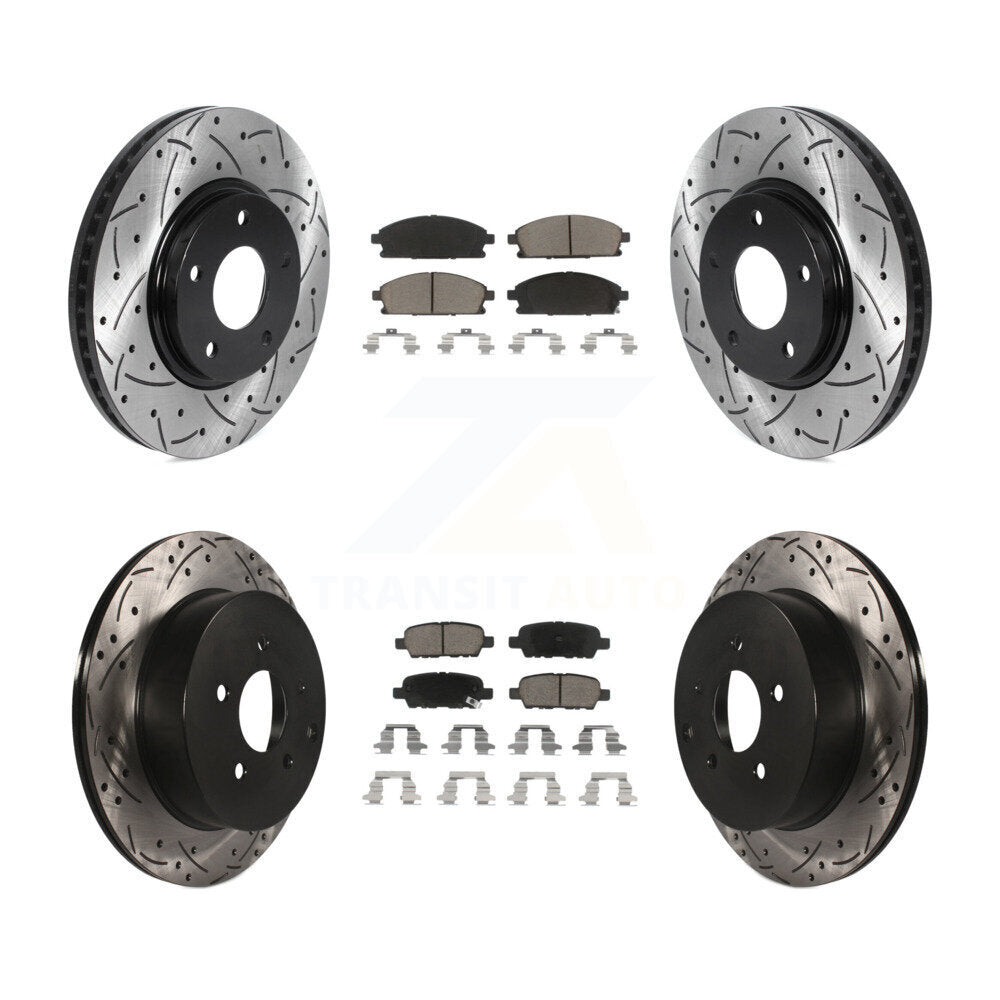 Transit Auto KDC-100592 Disc Brake Kit for 2004-2009 Nissan Quest - Front and Rear product image