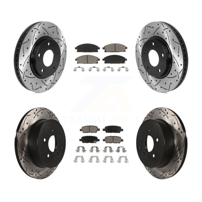 Transit Auto KDC-100592 Disc Brake Kit for 2004-2009 Nissan Quest - Front and Rear product image