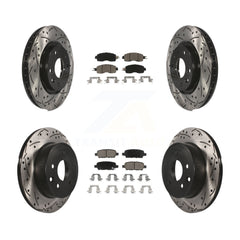 Transit Auto KDC-100594 Disc Brake Kit for 2014-2017 Nissan LEAF - Front and Rear product image
