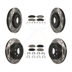 Transit Auto KDC-100596 Disc Brake Kit for 2015 Nissan LEAF - Front and Rear product image