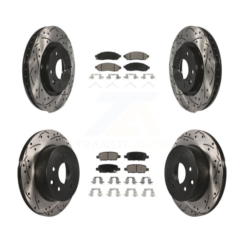 Transit Auto KDC-100596 Disc Brake Kit for 2015 Nissan LEAF - Front and Rear product image