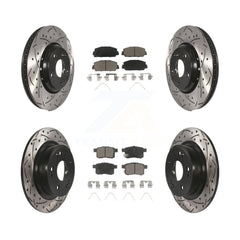 Transit Auto KDC-100598 Disc Brake Kit for 2016-2017 Honda Accord - Front and Rear product image