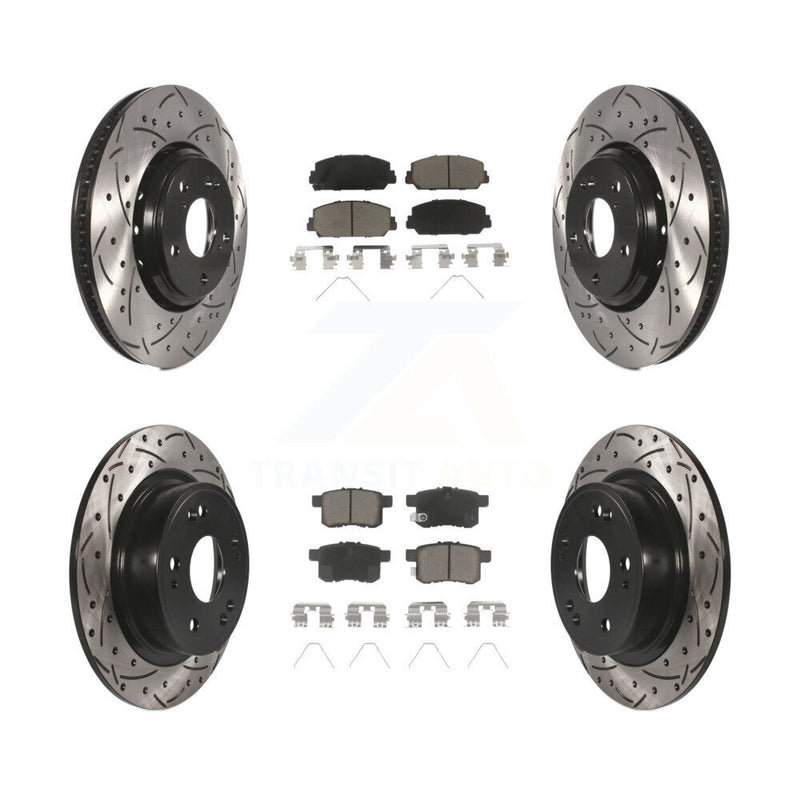 Transit Auto KDC-100598 Disc Brake Kit for 2016-2017 Honda Accord - Front and Rear product image