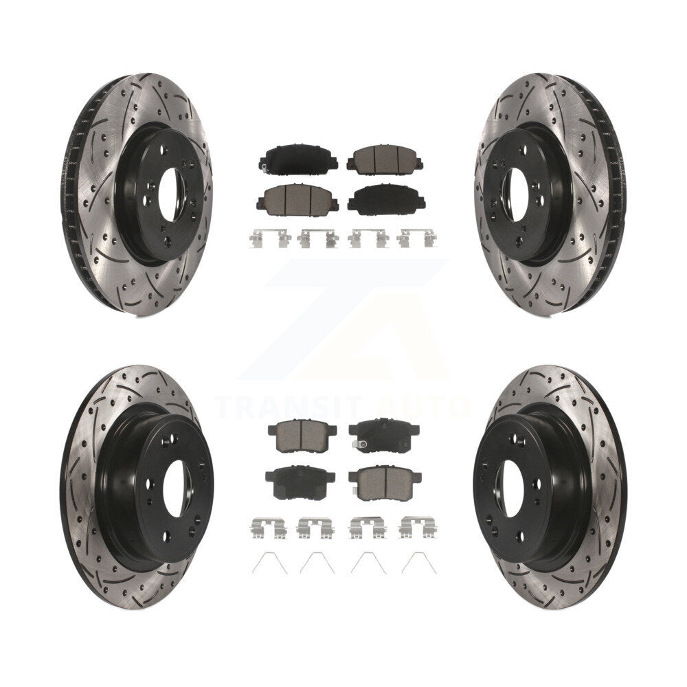 Transit Auto KDC-100599 Disc Brake Kit for 2013-2017 Honda Accord - Front and Rear product image