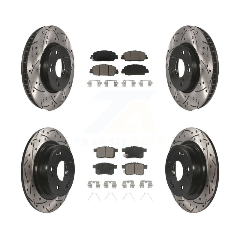 Transit Auto KDC-100599 Disc Brake Kit for 2013-2017 Honda Accord - Front and Rear product image